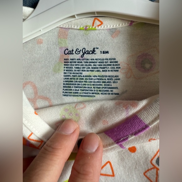 Cat & Jack Halloween Pumpkin Candy Dress Bundle Toddler Girls SZ 18M Long Sleeve - Picture 2 of 6